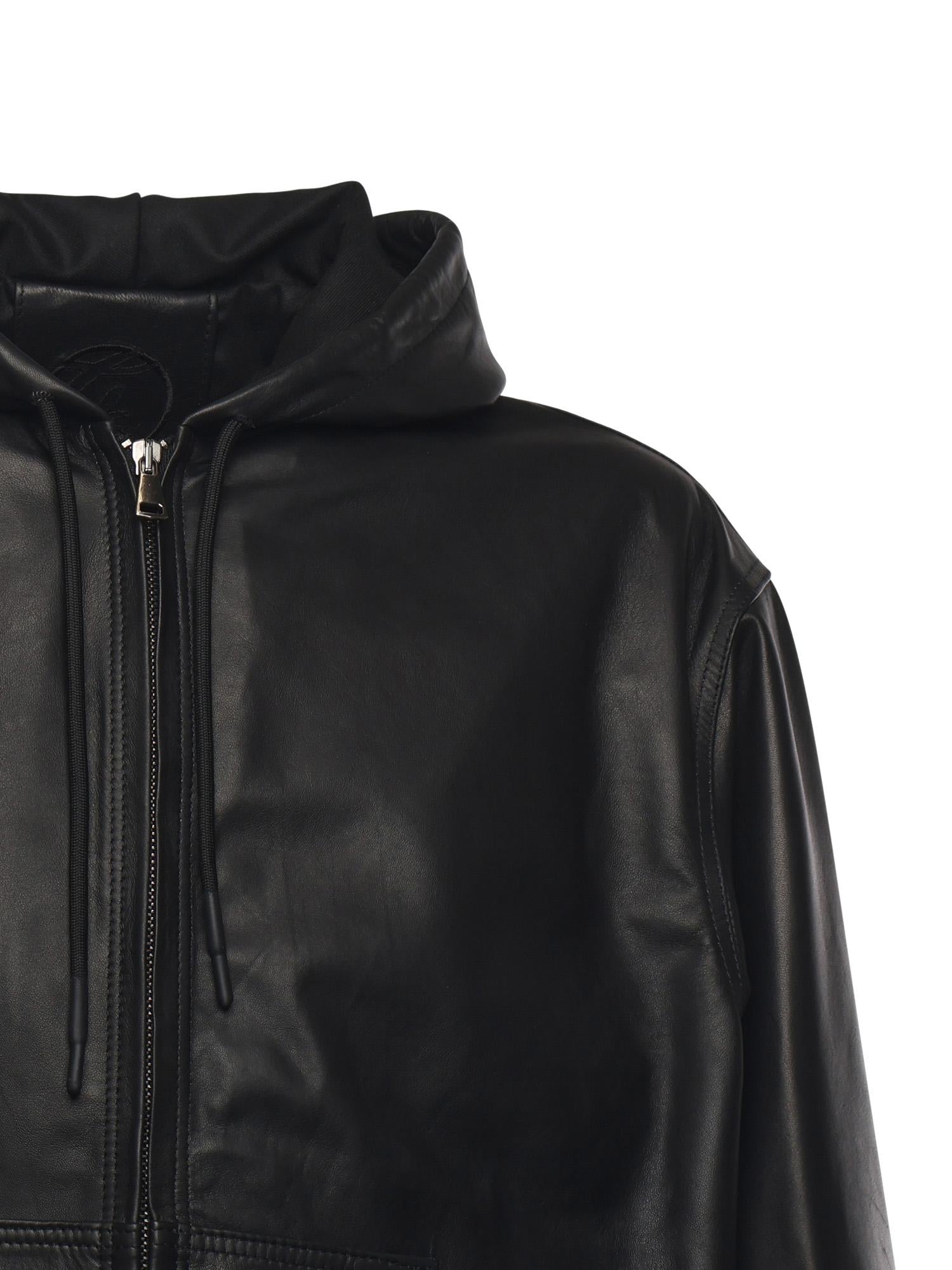 Felpa Ohio in camoscio<BR/> OHIO NERO GIULIANO GALIANO