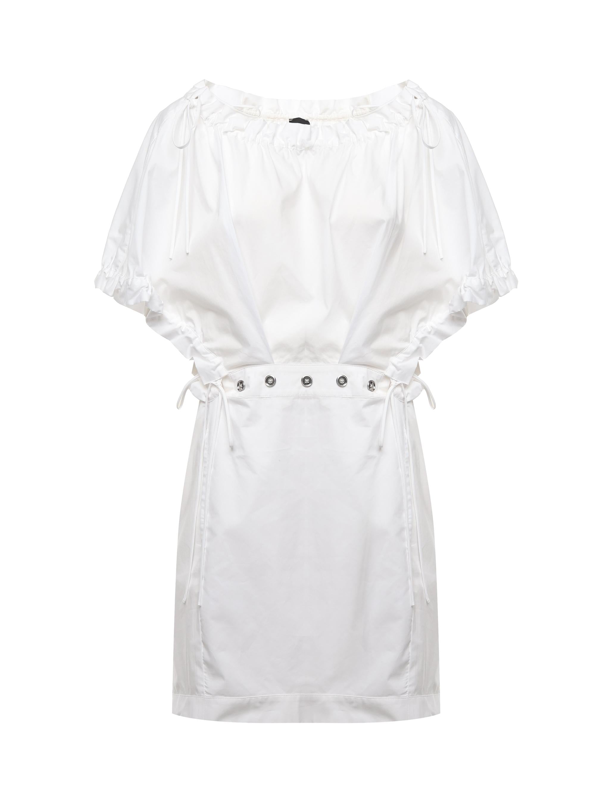 Abito corto a tunica in popeline – Galiano