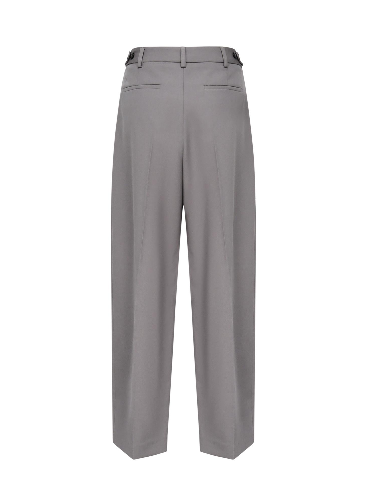 Pantaloni in gabardine di lana AA9P1210T612B 284 ALAIA