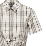 Camicia cropped in cotone Check 8109229 C2539 BURBERRY