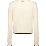 Cardigan con scollo a V<BR/> 105447 A2Q9Z13 PINKO