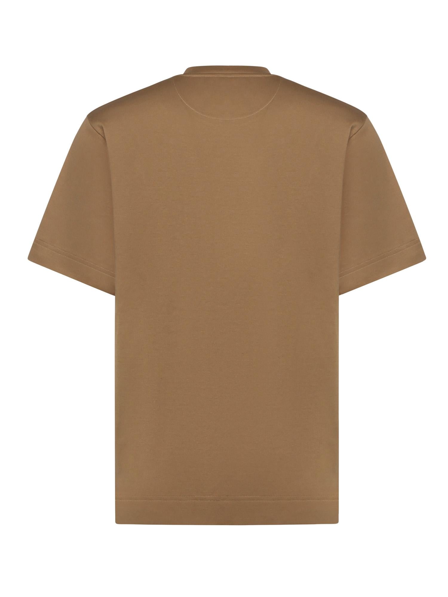 T-shirt in cotone con logo FY0936 ARYRF0QU5 FENDI