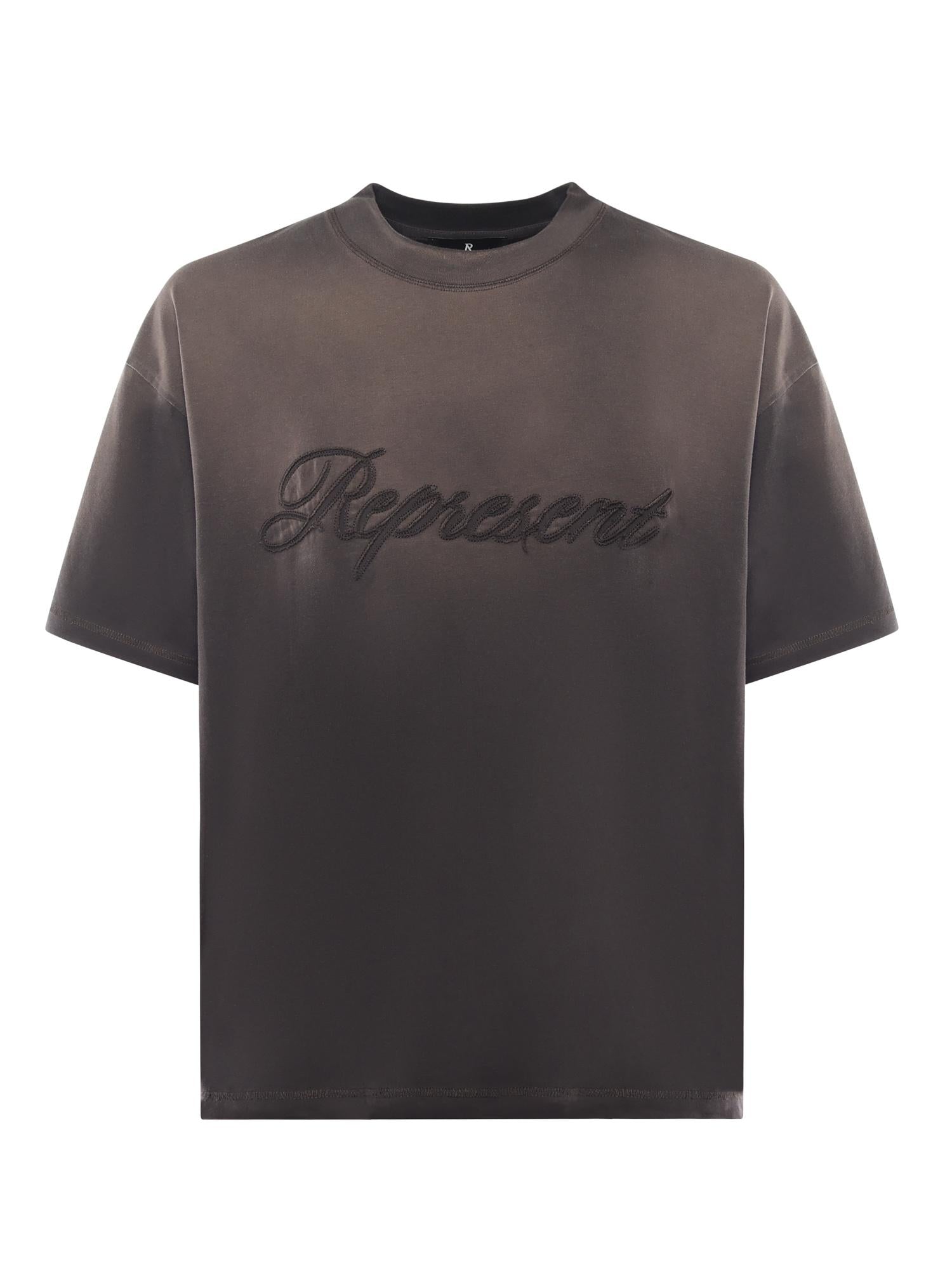 T-shirt "Reverse Applique" in cotone MLM100161 17 REPRESENT