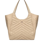 Borsa shopper in tessuto trapunta puzzle 104536 A1EUC50Q PINKO