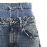 Jeans double layer in denim FTDGSD G8OH5S9001 DOLCE & GABBANA
