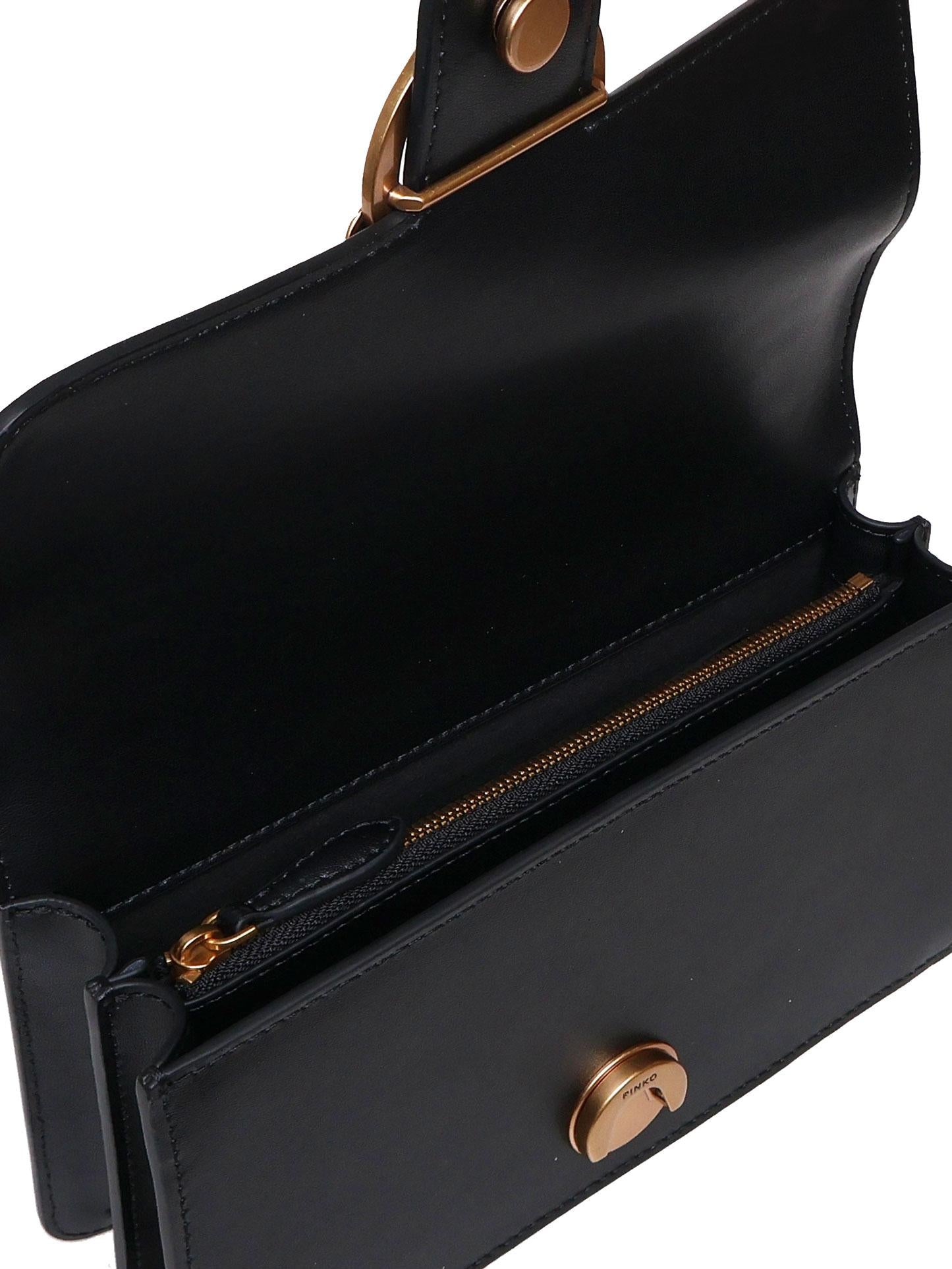 Borsa a tracolla piccola Love Bag Puff 100074 A0F1Z99Q PINKO