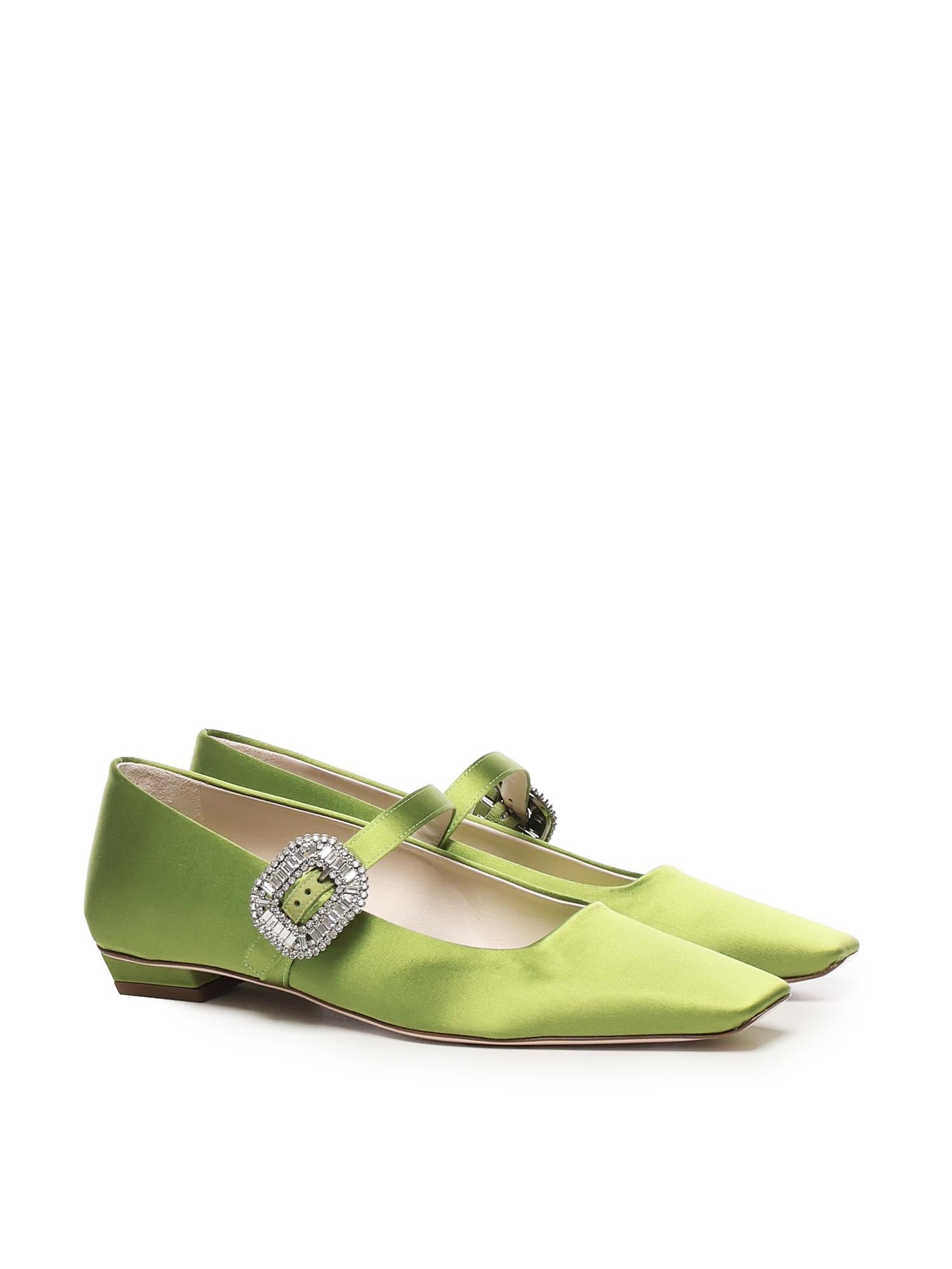 Ballerine Belle Vivier in satin RVW00743300RS0 V403 ROGER VIVIER