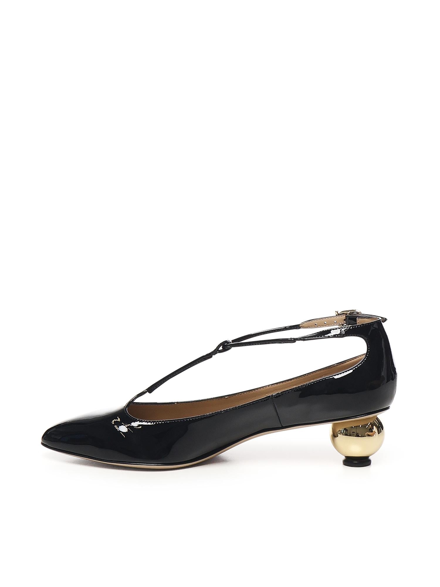 T-strap con tacco a sfera 01K259 784875001 FERRAGAMO