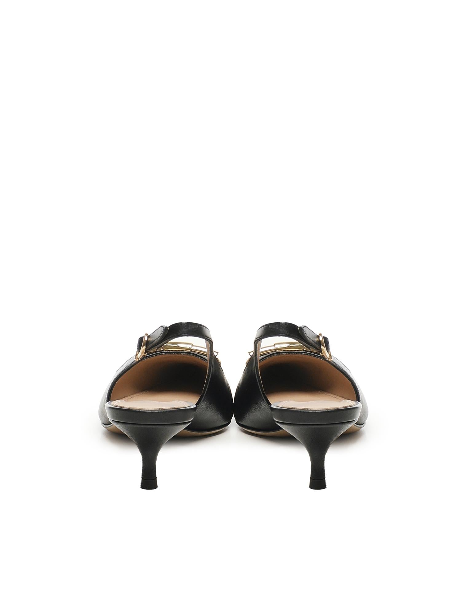 Slingback maxi Gancini 01K497 784806001 FERRAGAMO
