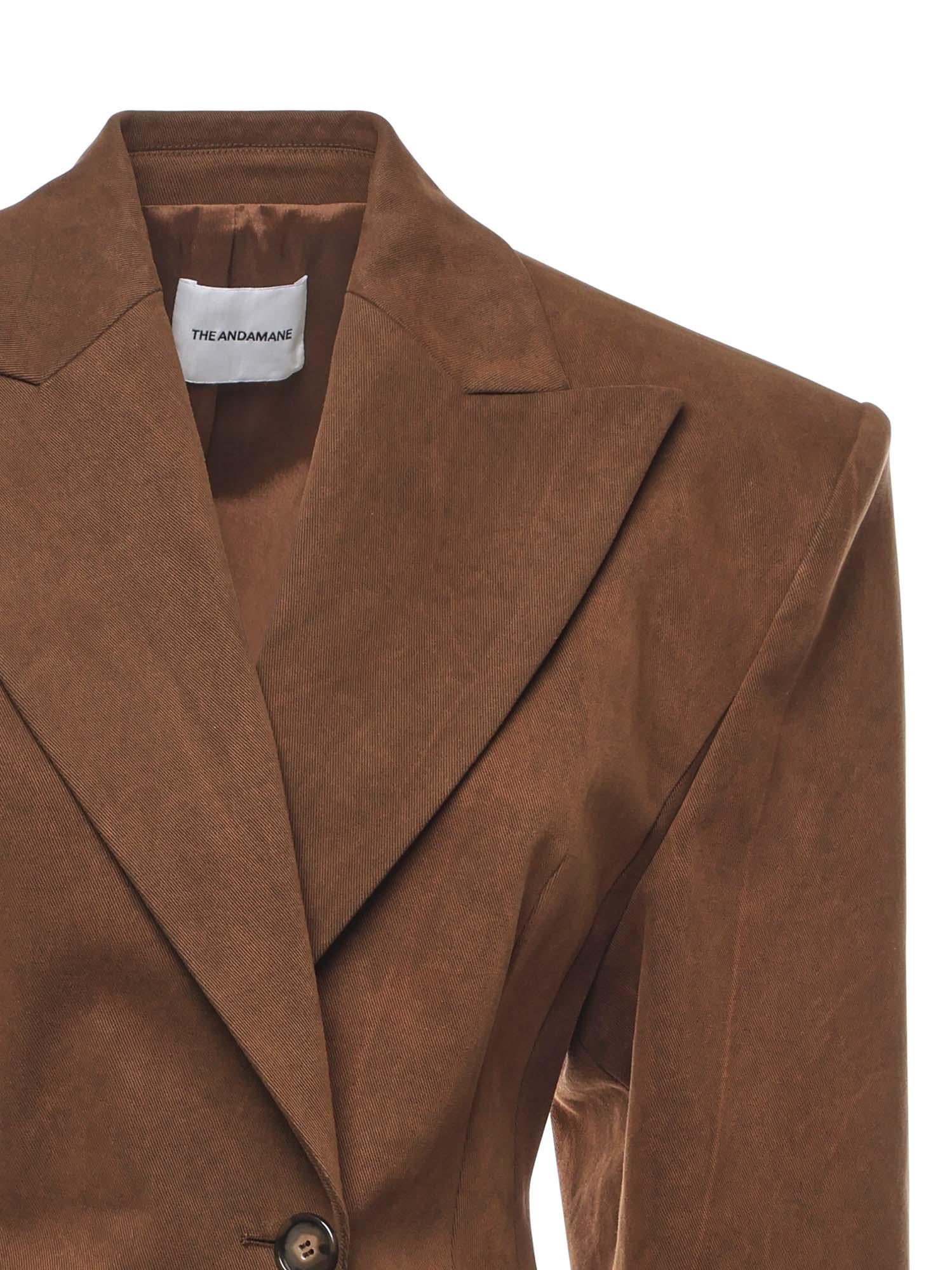 Blazer monopetto Ottavia T183021A TNC184CIGAR THE ANDAMANE