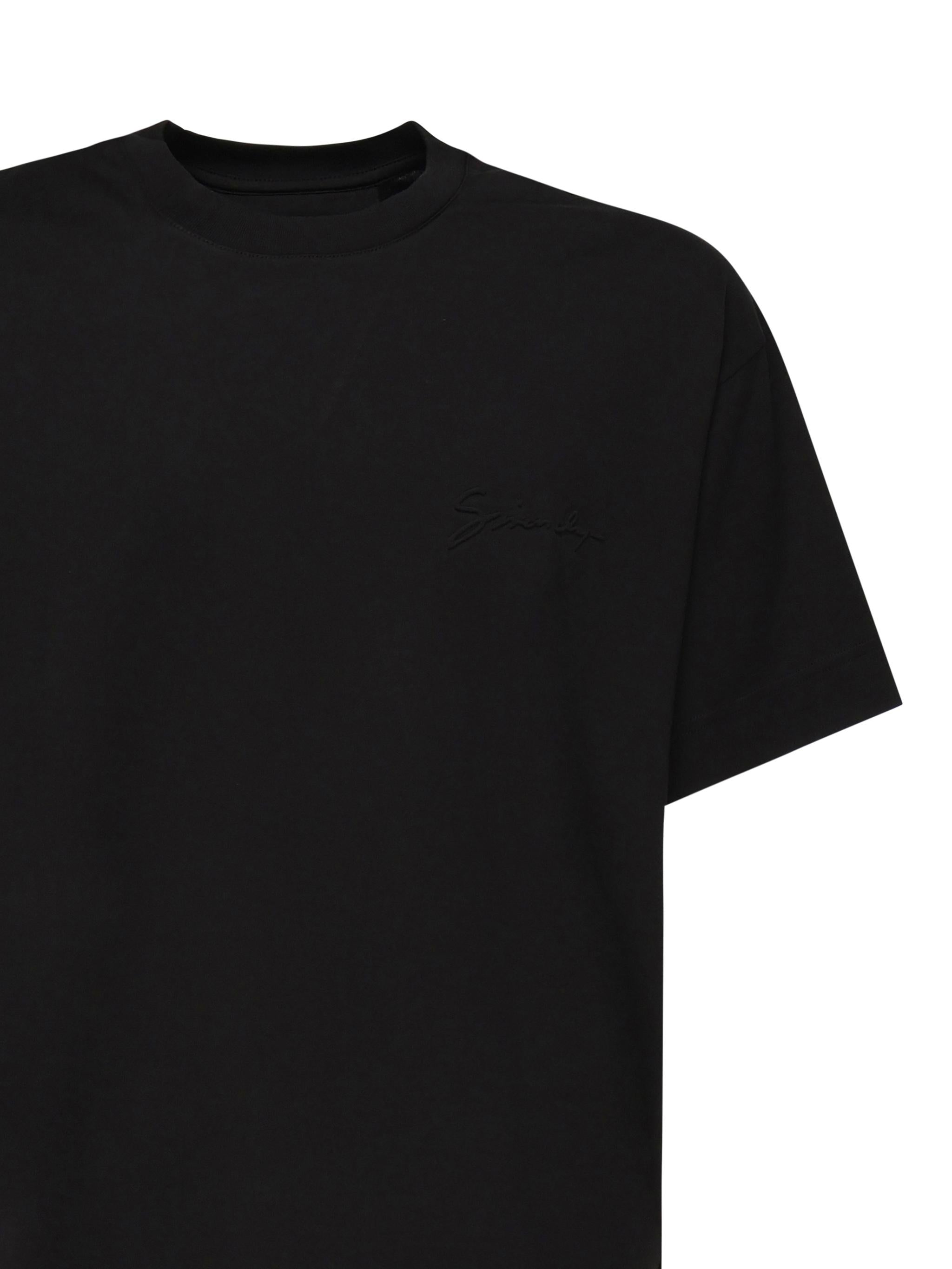 T-shirt con logo BM71MG3YP1 001 GIVENCHY