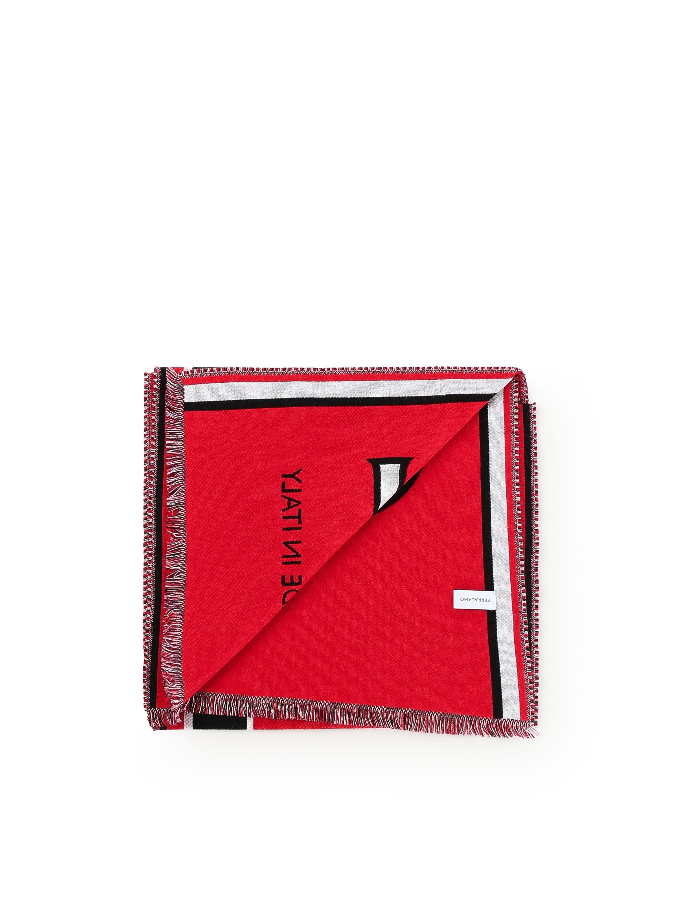 Sciarpa maxi logo 520104 770211002 FERRAGAMO