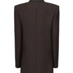 Blazer doppiopetto in lana 823616 Y5K322124 SAINT LAURENT