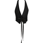 Gilet con schiena scoperta <BR/> 105109 A2JLZ99 PINKO