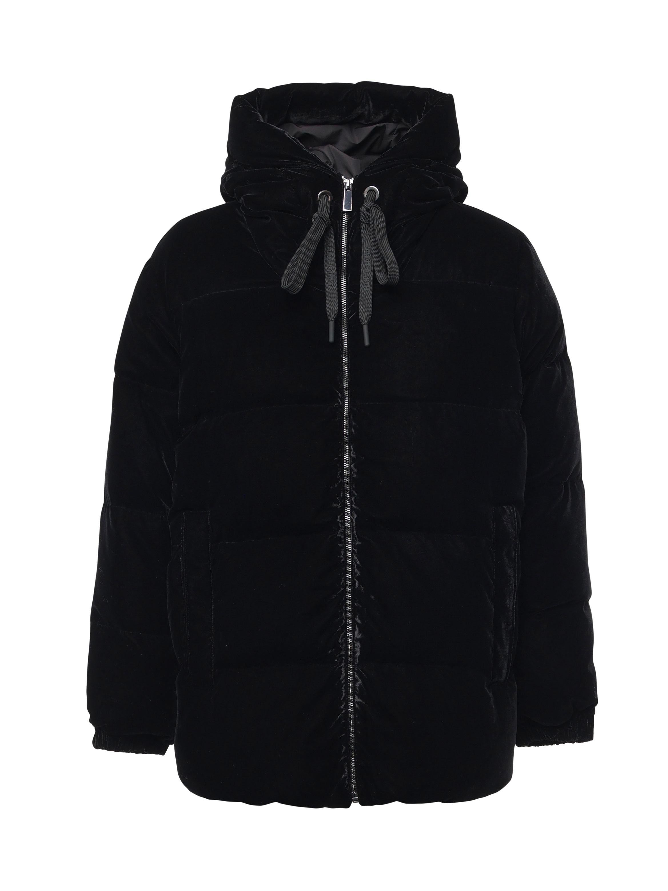 Giacca imbottita con cappuccio in velluto GEN0003 00593G MC2 SAINT BARTH