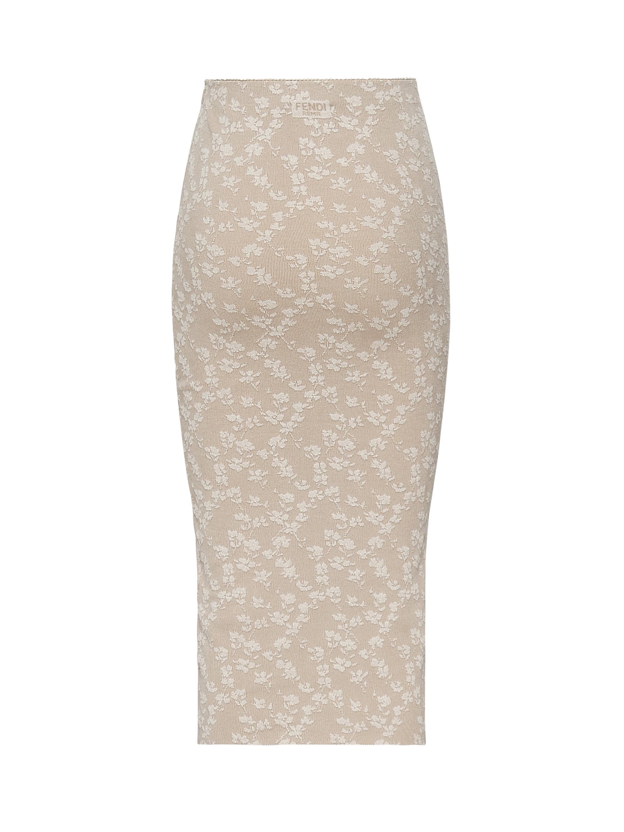 Gonna midi in viscosa jacquard FZQ767 ATPWF1RX9 FENDI