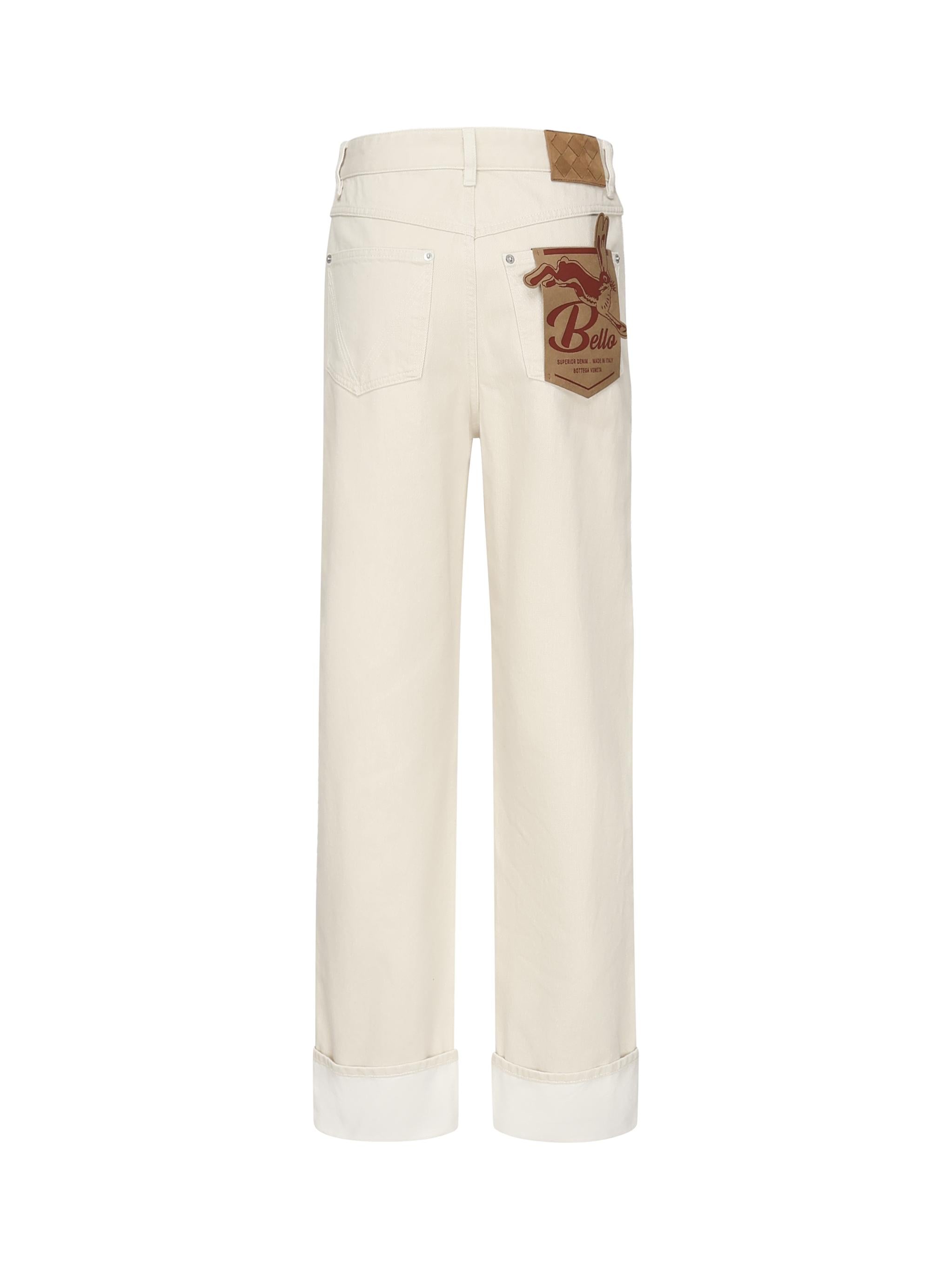 Jeans con risvolto 824659 V5DV09247 BOTTEGA VENETA