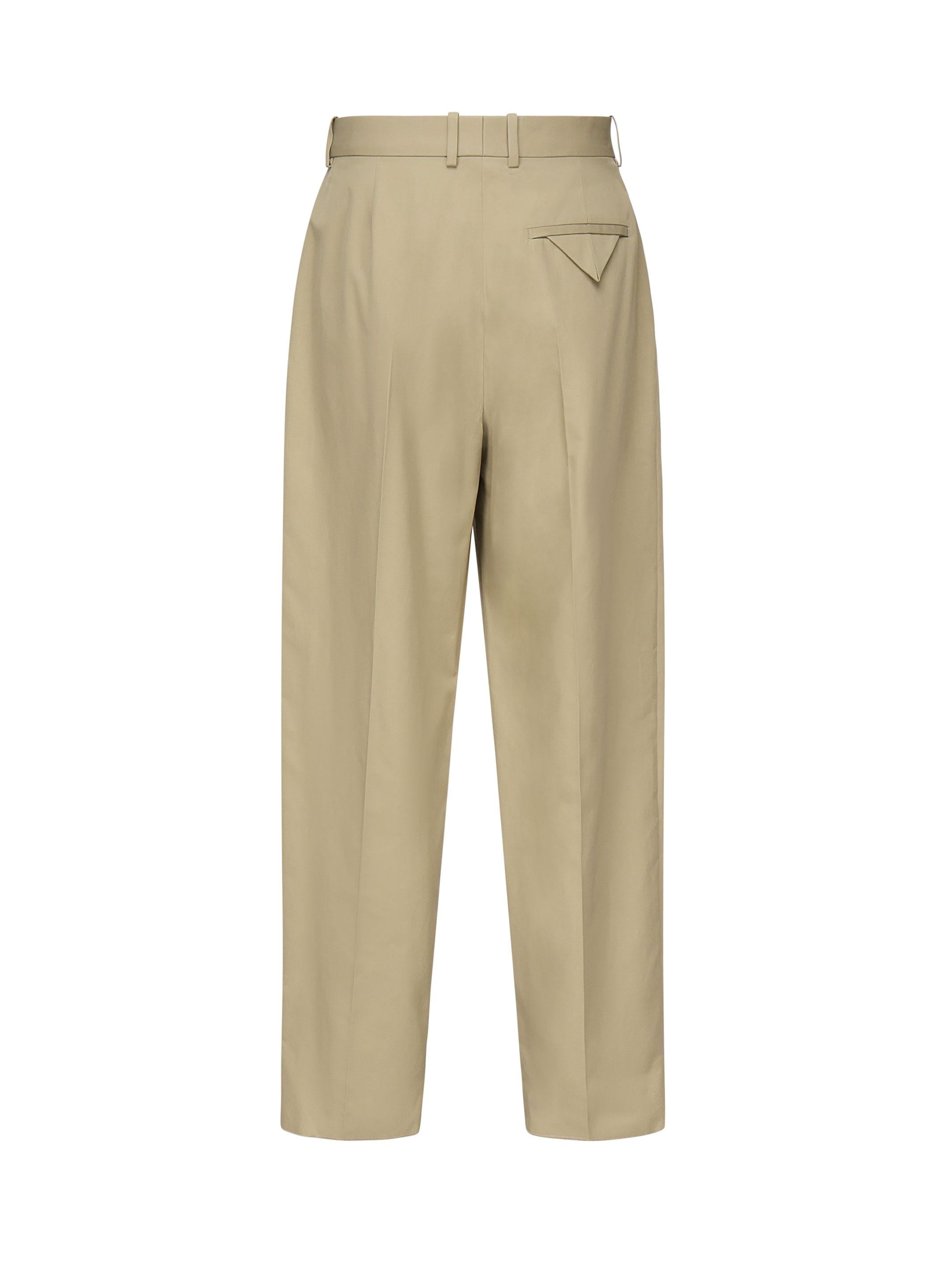 Pantaloni in twill di cotone leggero 749976 V4CS02145 BOTTEGA VENETA