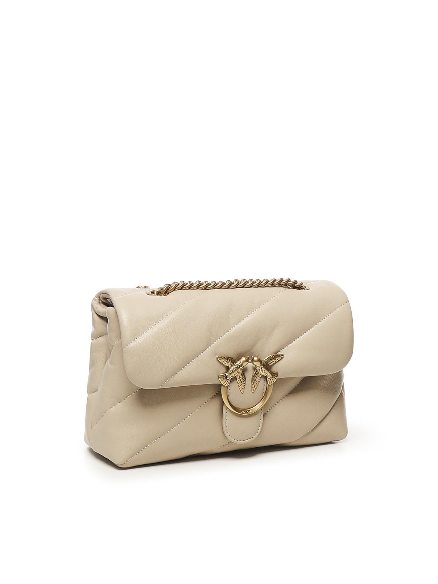Borsa a tracolla media Love Bag Puff 100038 A0F2C50Q PINKO