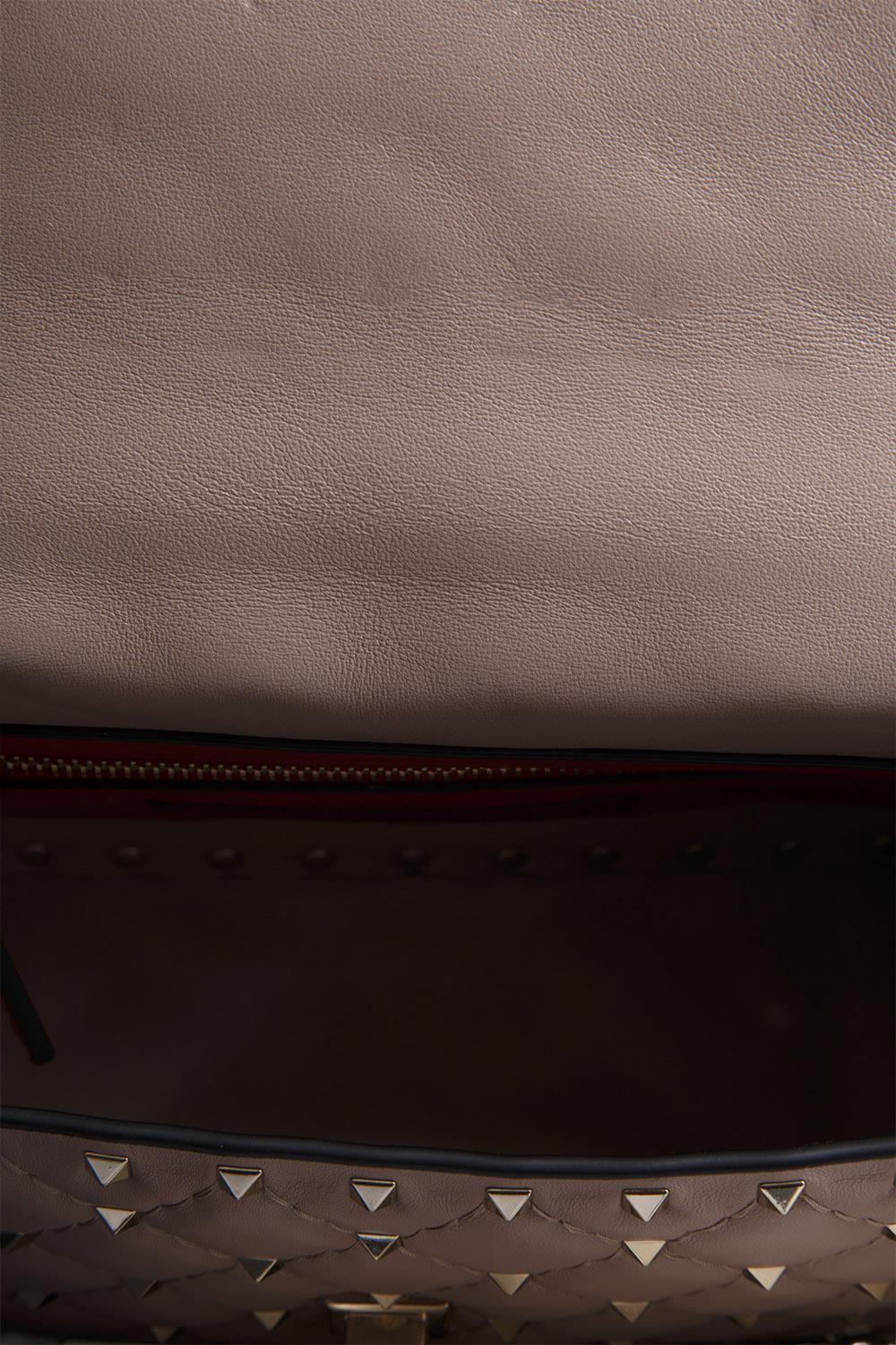 Borsa media con catena Rockstud Spike 7W2B0122 NAPP45 VALENTINO GARAVANI