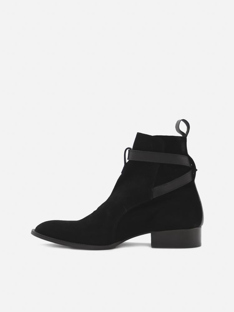 Stivaletti Flash in suede 3126 7126 SUEDEBLACK GIULIANO GALIANO