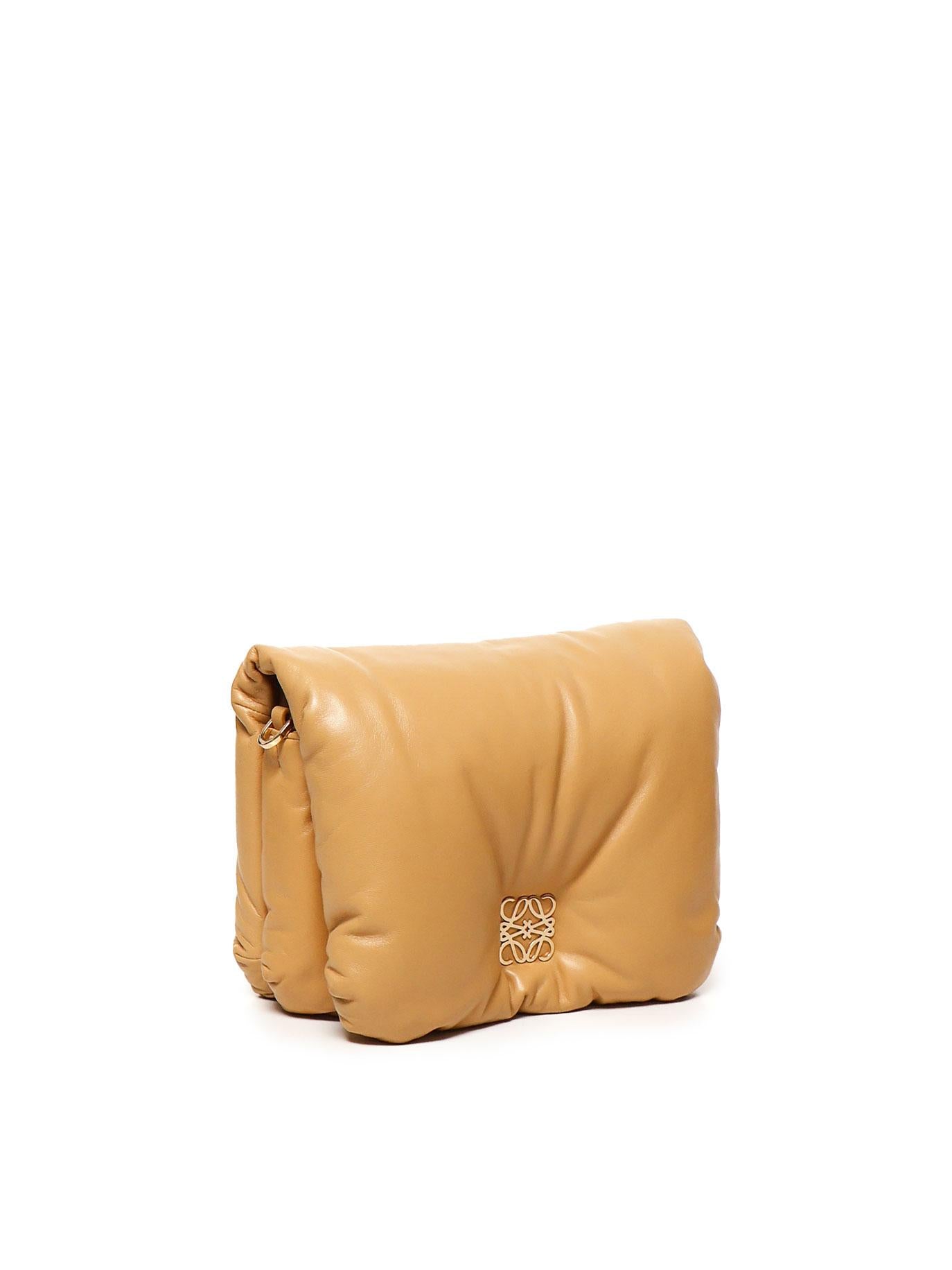 Borsa Puffer Goya in agnello nappato lucido AP40P41X01 GOYA PUFFER3150 LOEWE