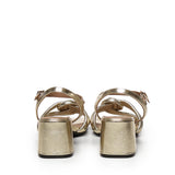 Sandalo con nodo intrecciato A55212 PLATINO CARMENS