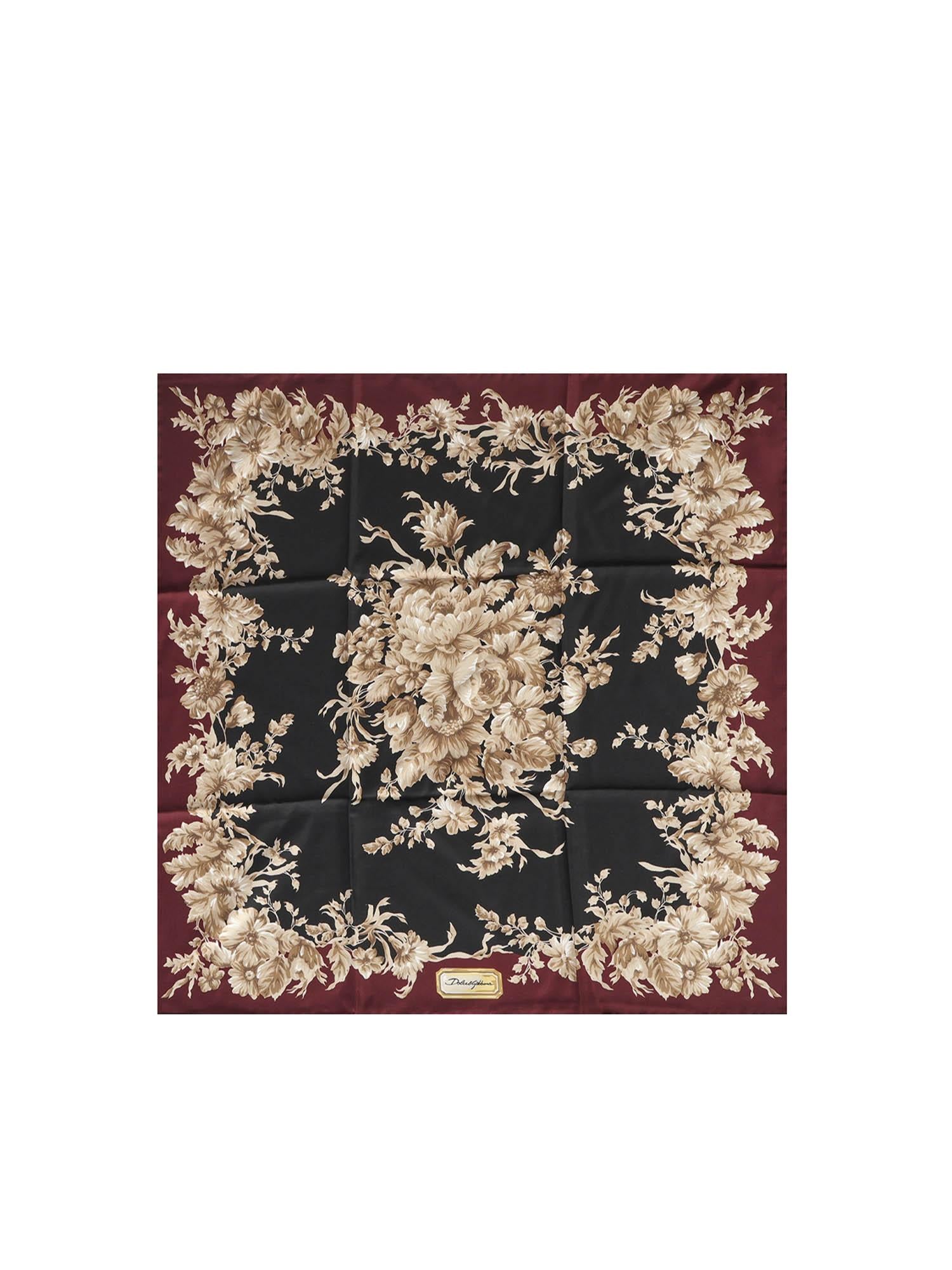 Foulard con stampa floreale FN092R GDC9DHH4OX DOLCE & GABBANA