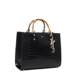 Borsa Perla con manici in bambù 73BS64202C PERLANERO V° 73