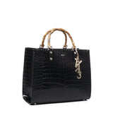 Borsa Perla con manici in bambù 73BS64202C PERLANERO V° 73