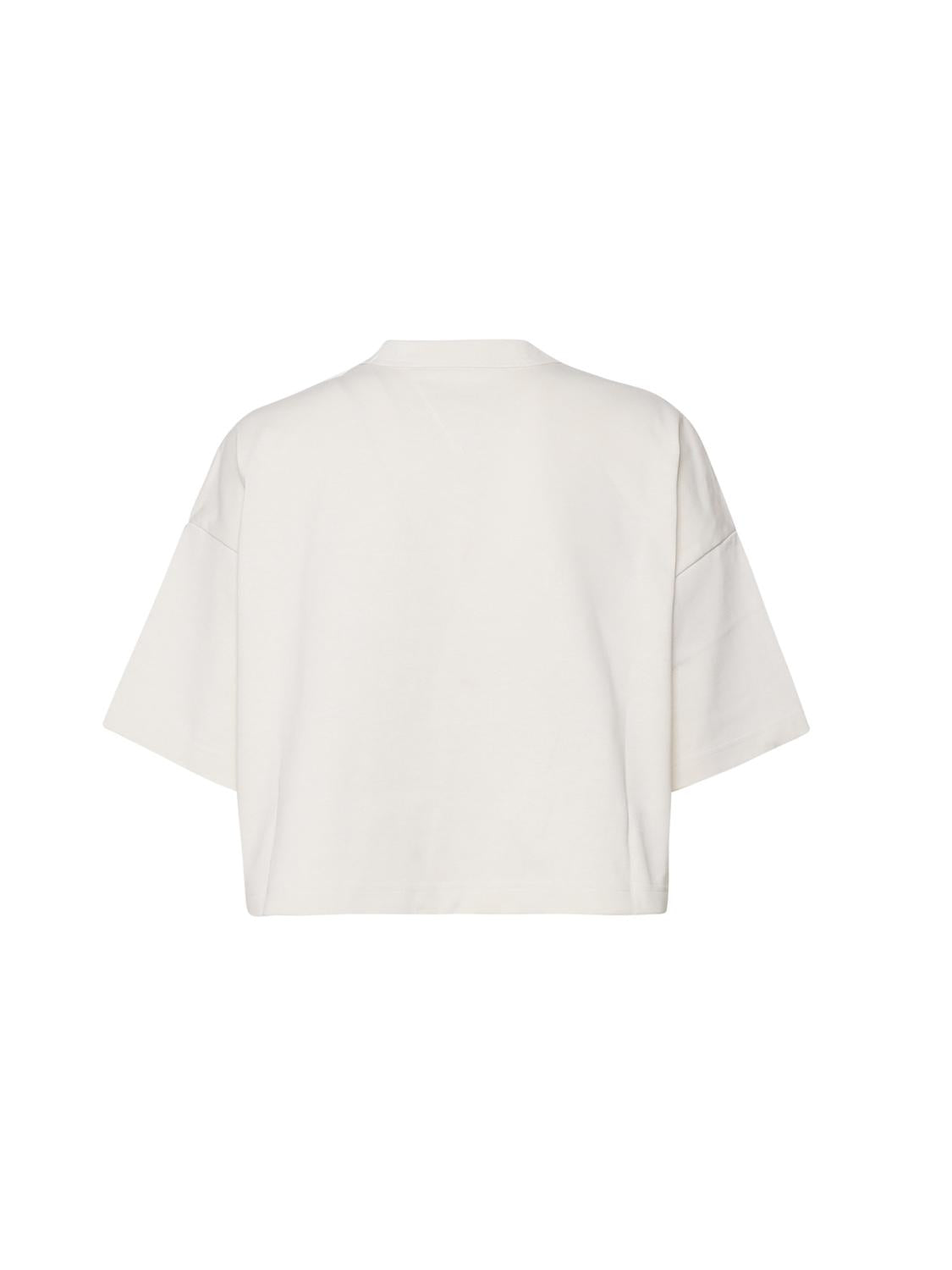 T-shirt crop top in cotone 796160 VKLZ02679 BOTTEGA VENETA