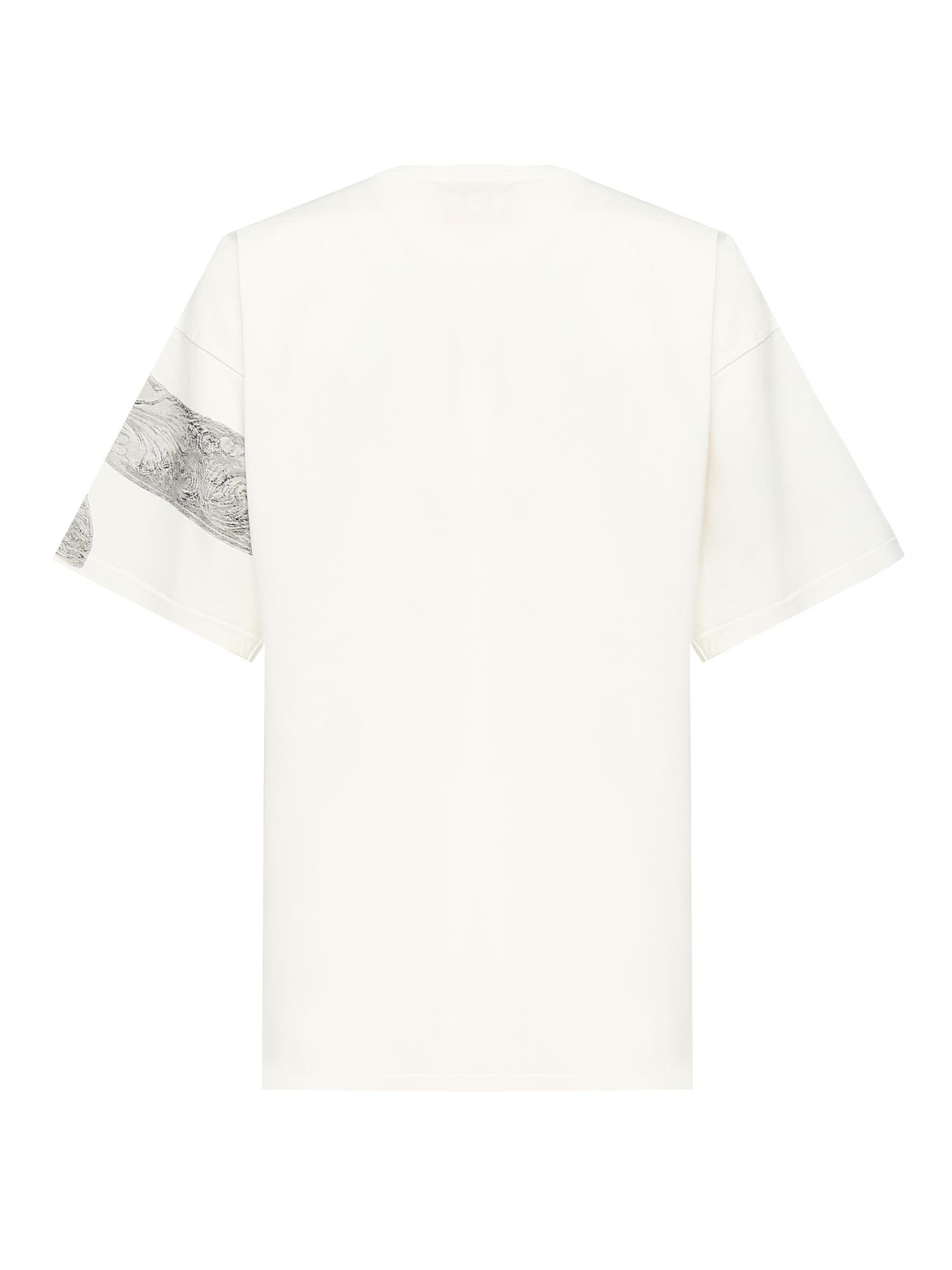 T-shirt con stampa DFM54029TJ110 NO WASH WH/FK PDF CHANNEL