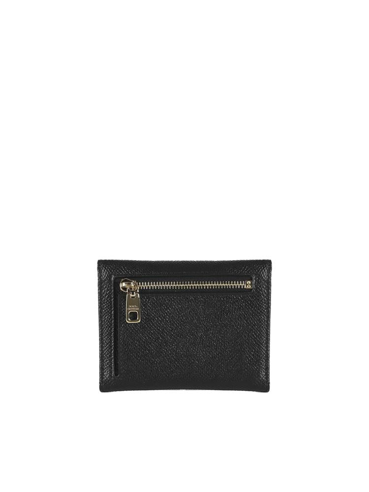 Portafogli in pelle con logo plaque BI0770 A100180999 DOLCE & GABBANA