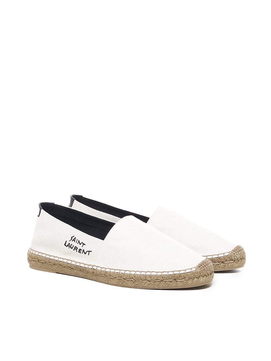 Espadrillas in tela con ricamo 605951 1P2109380 SAINT LAURENT