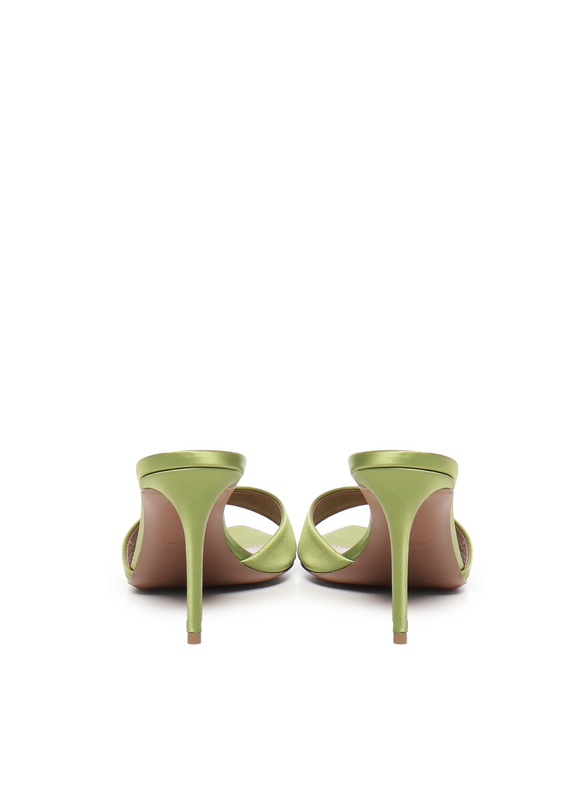 Mule Alixia in satin ALIXIA80 RASOLIME GIULIANO GALIANO