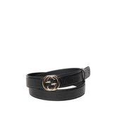 Cintura con fibbia Incrocio GG 813008 AAD5L1000 GUCCI