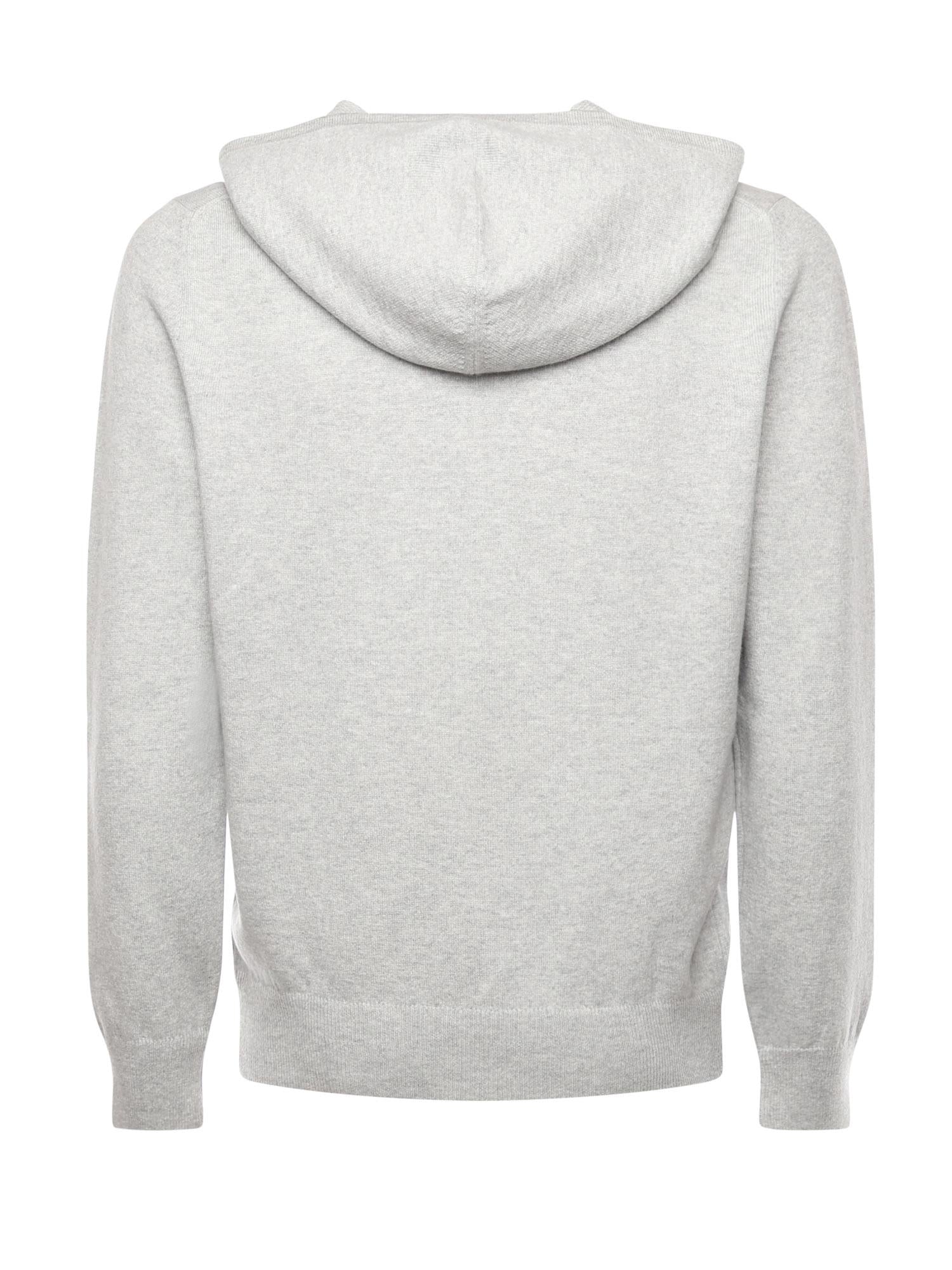 Felpa con zip in lana e cashmere 57180 19638044 GALIANO