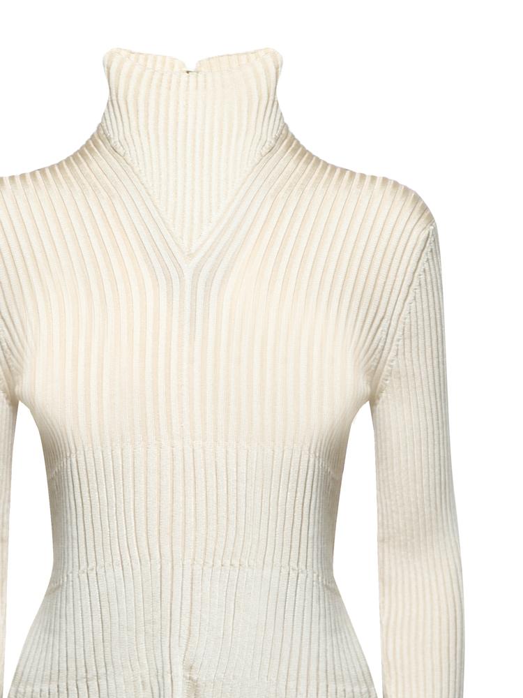 Maglia Plissé In Viscosa Leggera 715441 V2CX07112 BOTTEGA VENETA