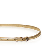 Cintura sottile in pelle bottalata laminata 105481 A2WDZZLQ PINKO