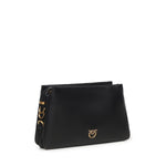 Borsa a tracolla Mini One, Two, Three Bag in pelle<BR/> 105883 A0QOZ99Q PINKO