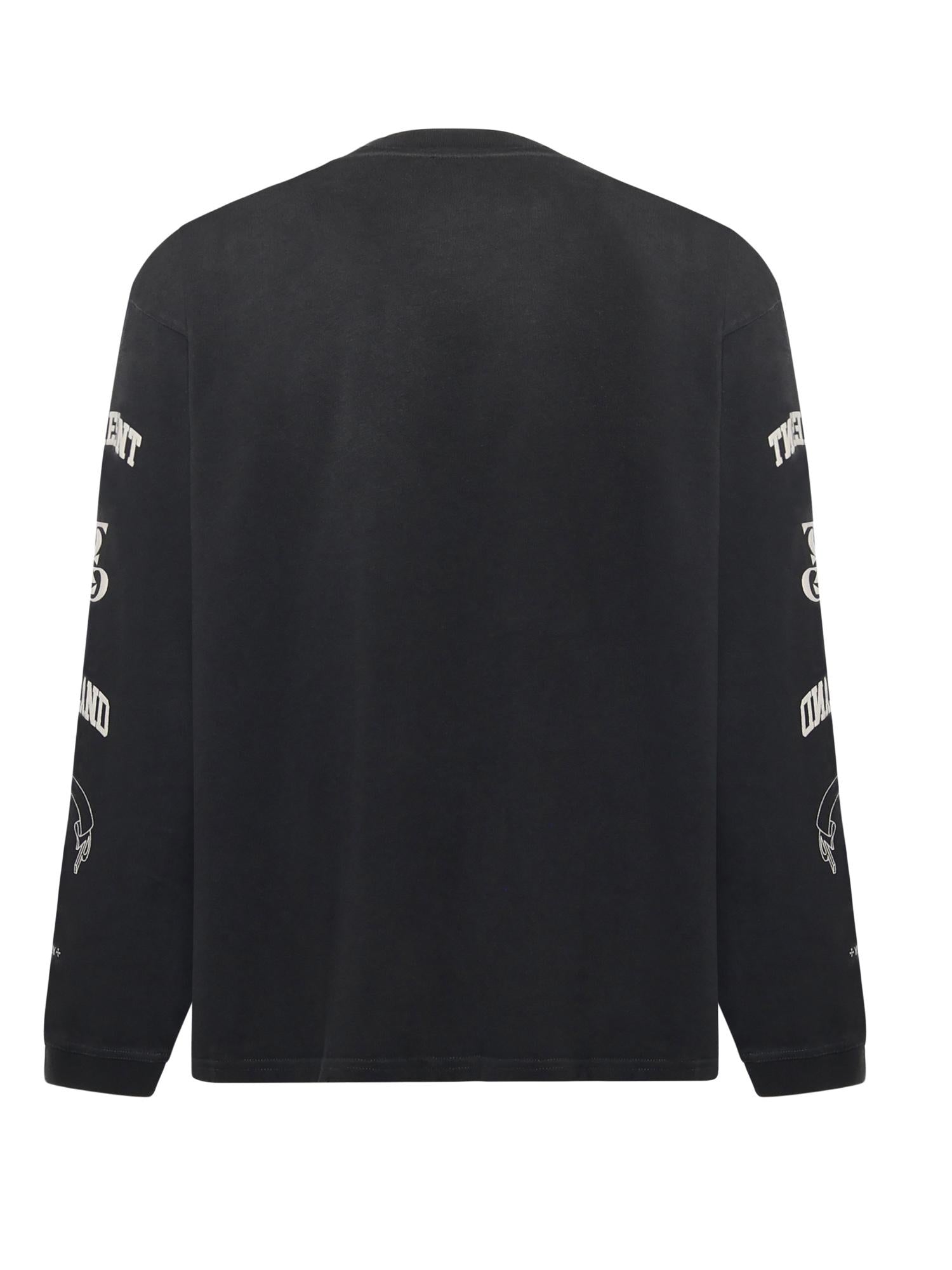 Felpa in cotone con effetto distressed MLM100371 04 REPRESENT