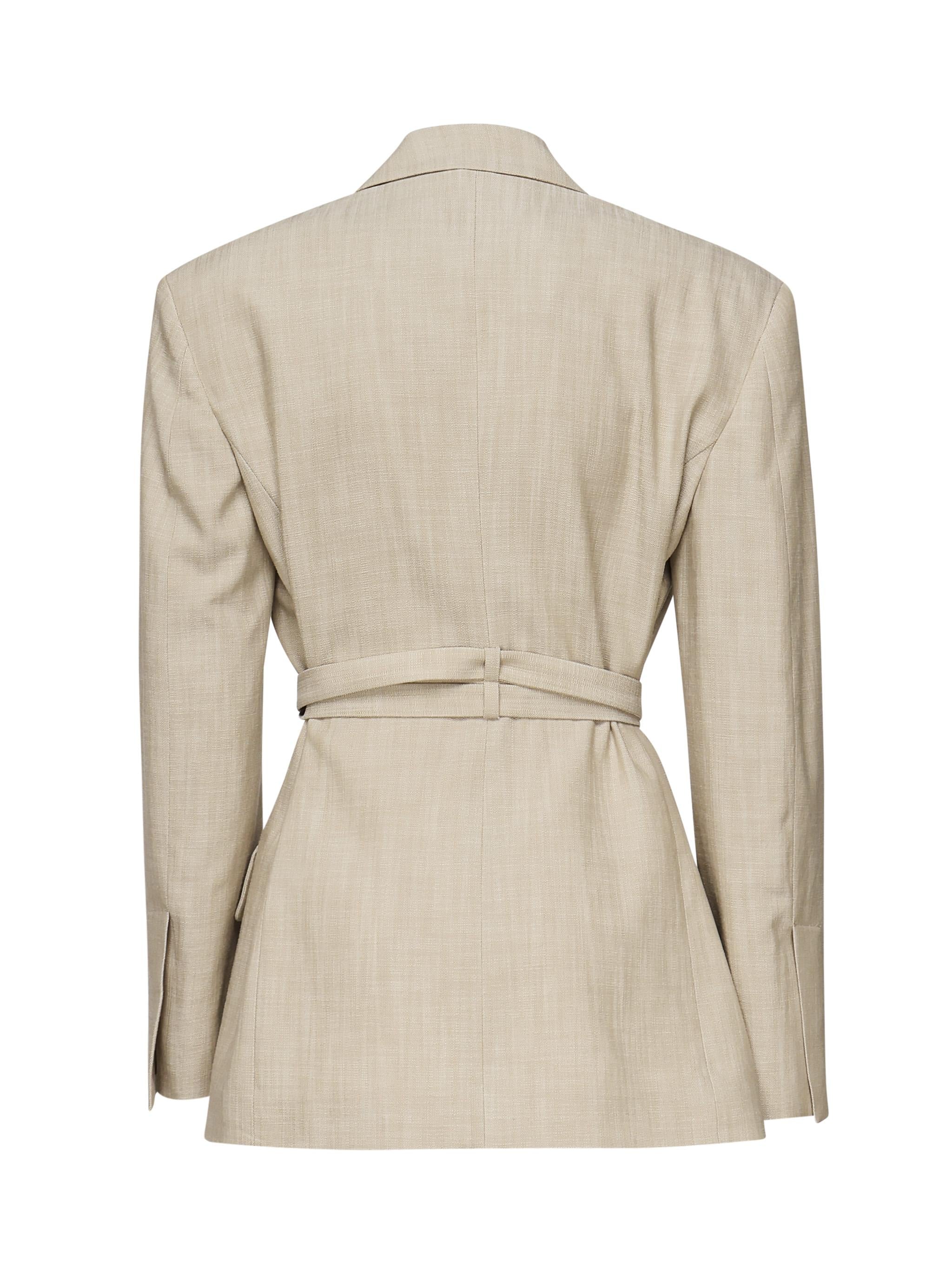 Giacca monopetto beige 104887 A2EJD18 PINKO