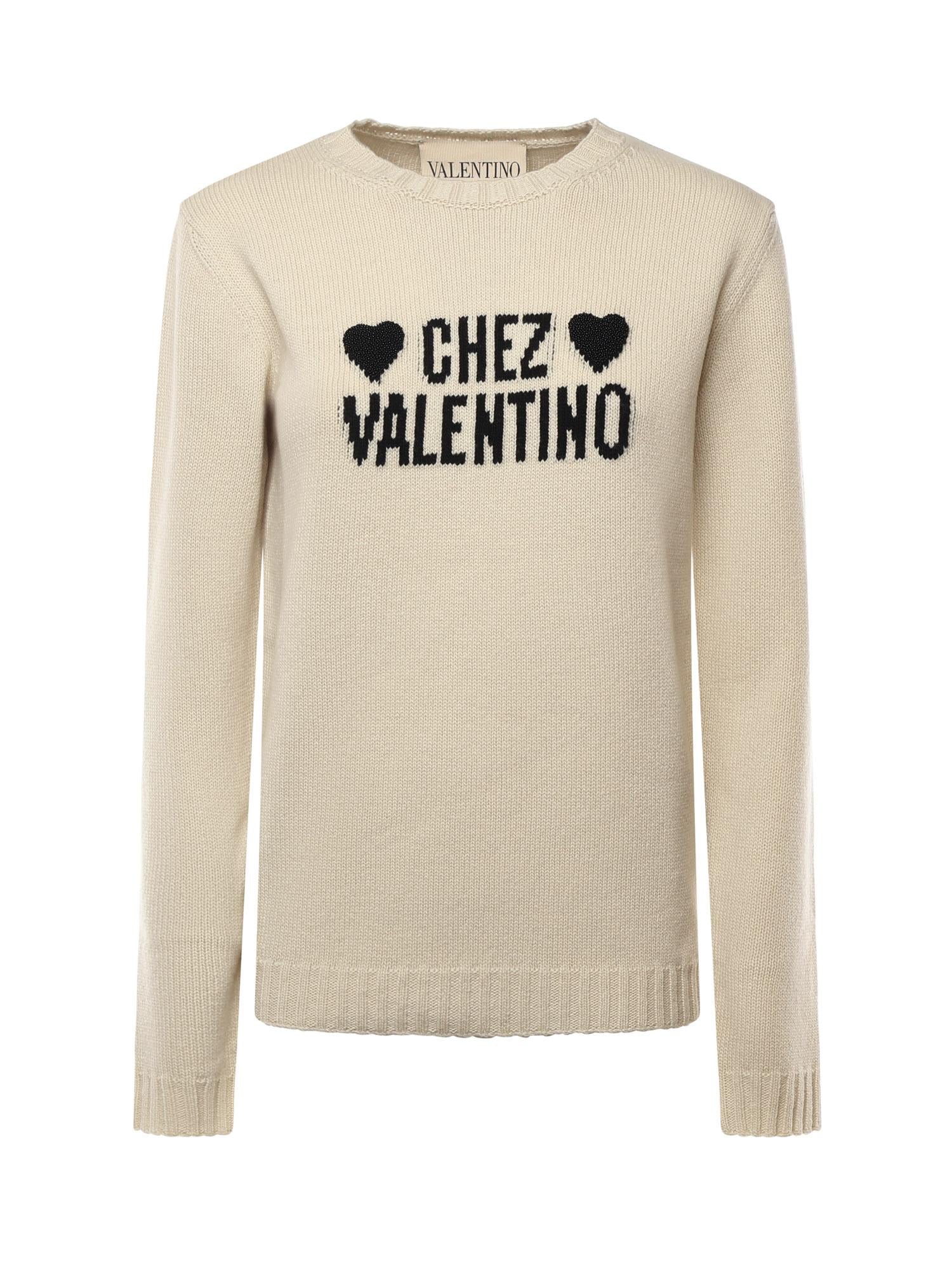 Maglione Chez Valentino in lana 7B3KC66S 9JLR8E VALENTINO GARAVANI