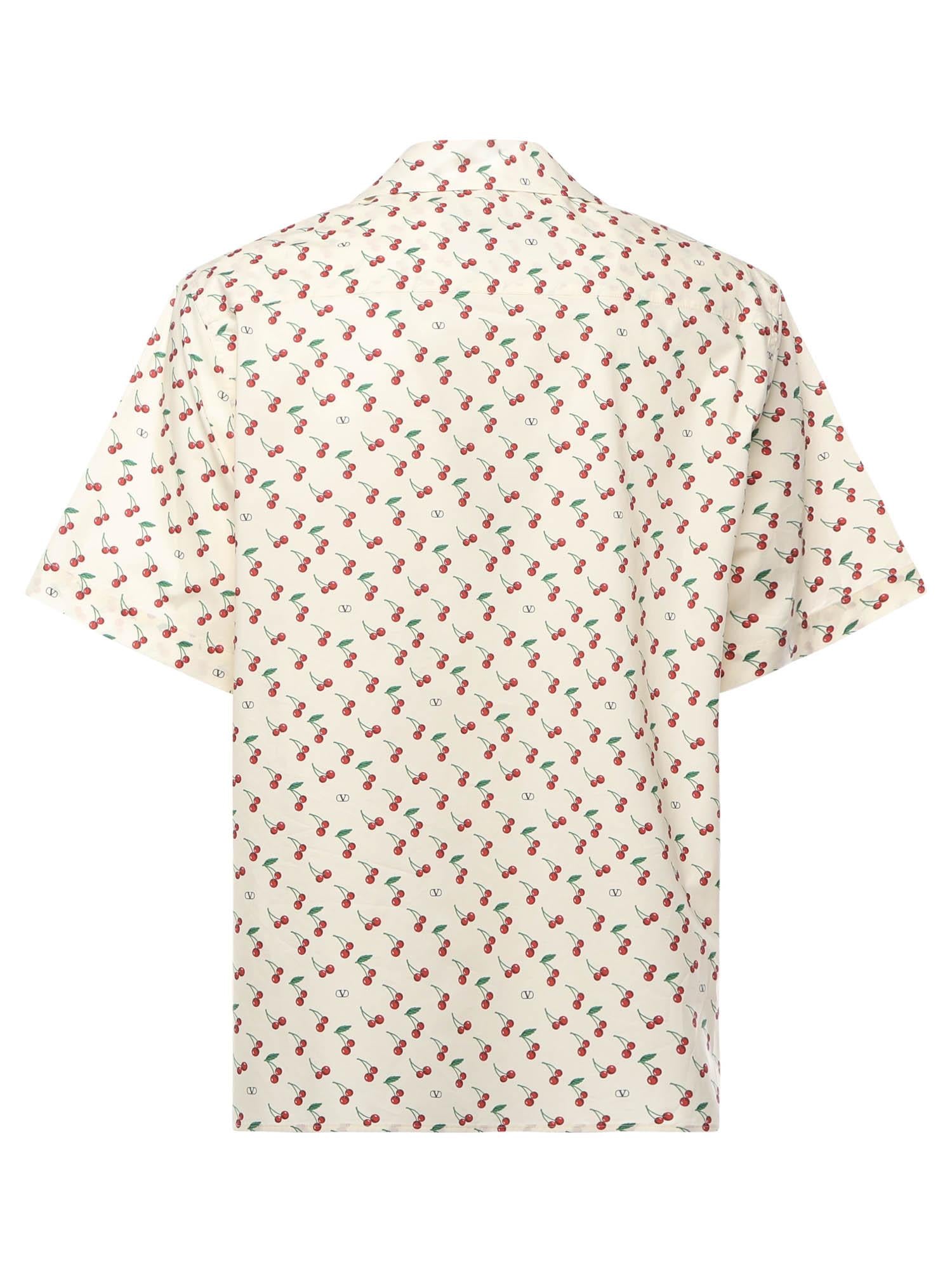 Camicia da bowling con stampa Cherryfic 7V3AA111 B0BBMY VALENTINO GARAVANI
