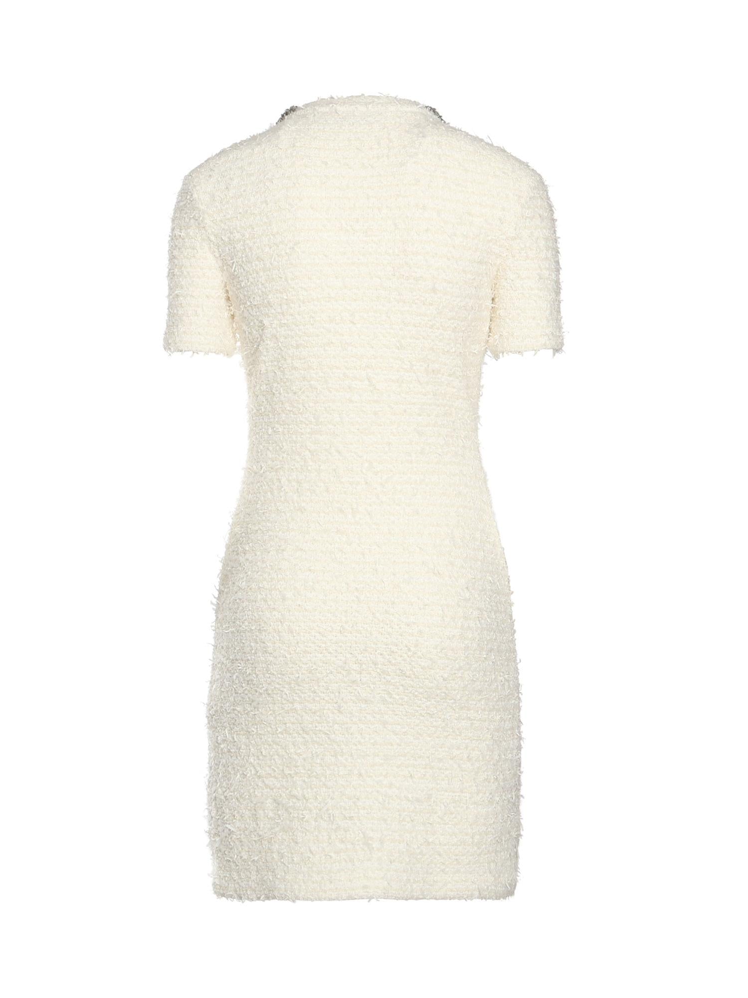 Mini abito in maglia bouclé<BR/> AW25028S C SELF-PORTRAIT