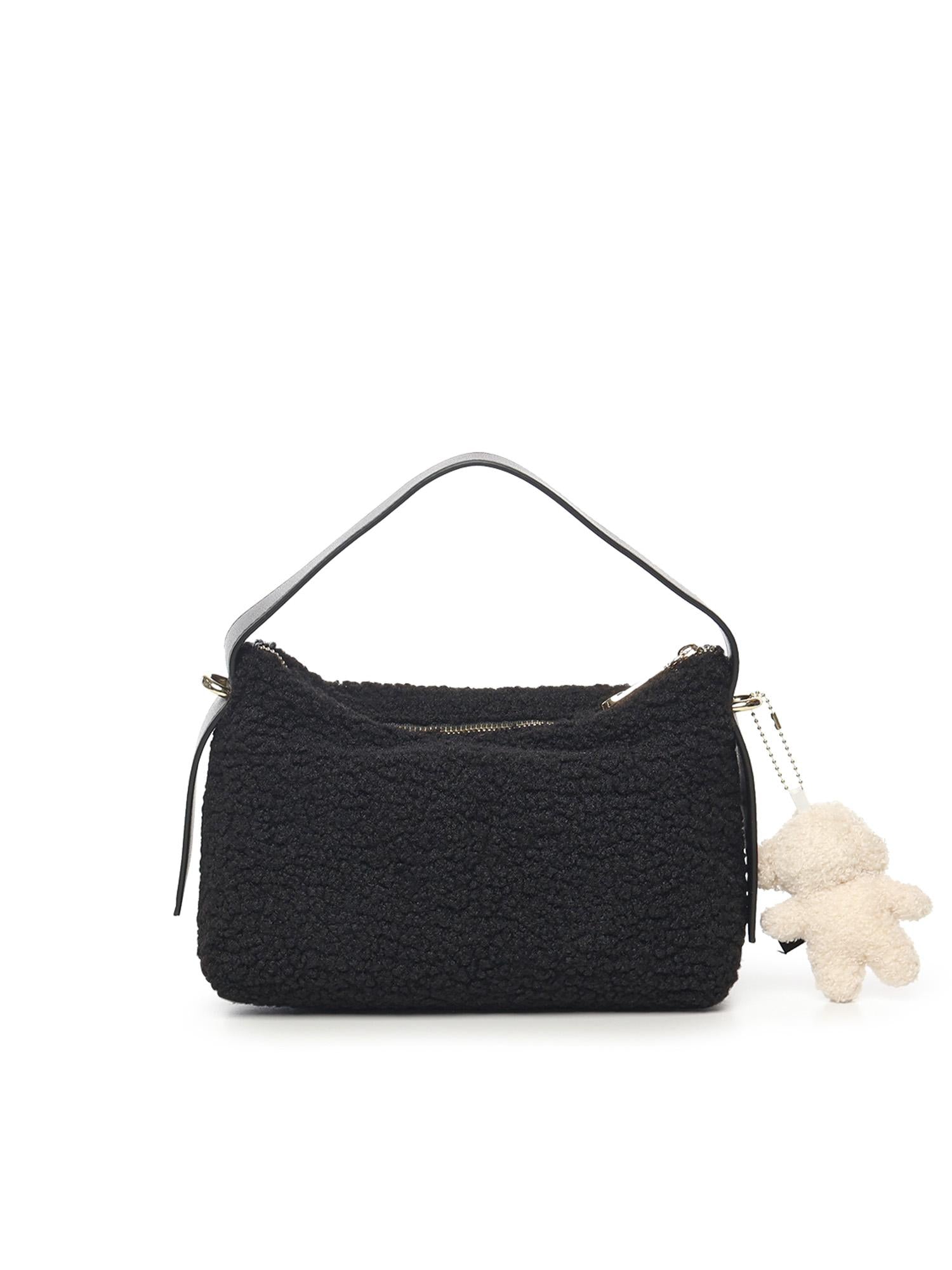 Borsa a spalla Isabella con charm 73BS9D001P ISABELLANERO V° 73