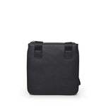 Borsa a tracolla piatta nera in similpelle XM000155 AF11931UB101 ARMANI EXCHANGE