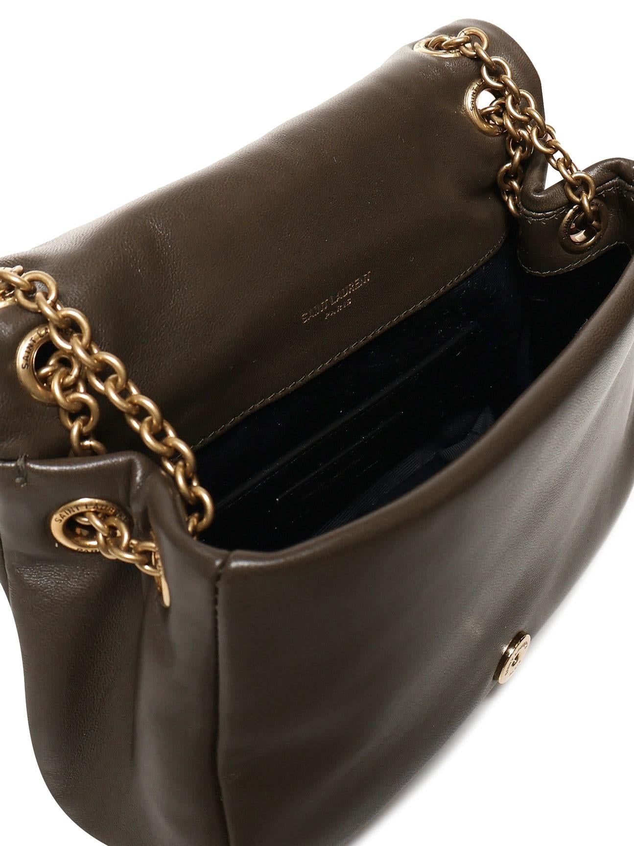 Mini Borsa jamie con catena in pelle d'agnello 766754 AAB323212 SAINT LAURENT