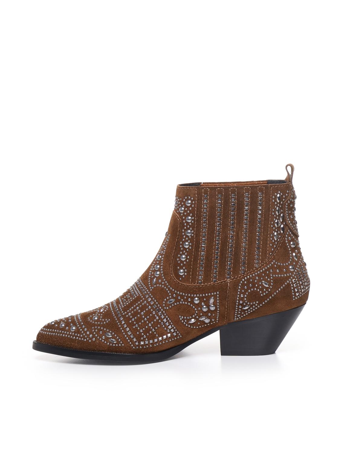 Texano in camoscio 767T30VK -CUERO BIBI LOU