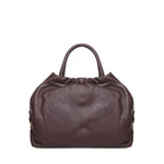 Borsa in pelle con logo BIBP9E701 PRUGNA BIASIA